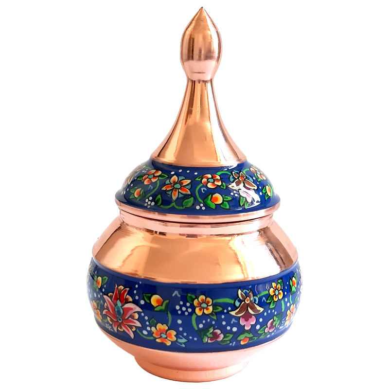 قندان مسی میناکاری مناسب پذیرایی لوکس و سنتی
